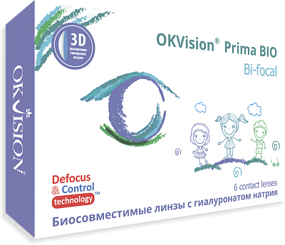 Контактные линзы Prima bio BI-FOCAL DESIGN