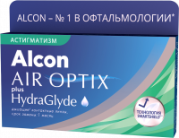 Контактные линзы Air Optix Plus Hydraglyde for Astigmatism 3 линзы