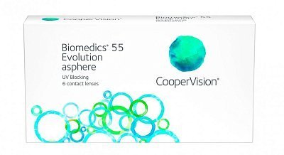 Контактные линзы BIOMEDICS 55 Evolution UV 6 линз