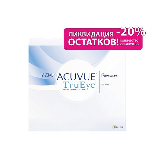Контактные линзы 1-Day Acuvue Tru Eye 180 линз