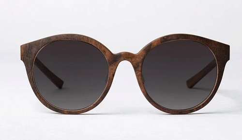 Солнцезащитные очки BREVNO REKA RK21 корень ореха,тем-сер