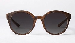 Солнцезащитные очки BREVNO REKA RK21 корень ореха,тем-сер
