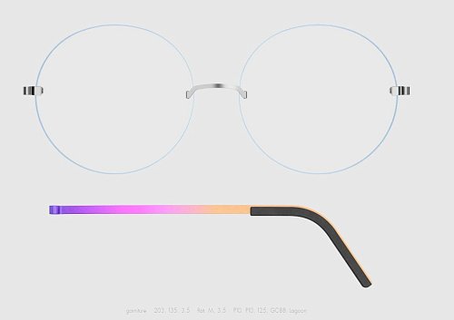 Оправа   Lindberg Strip 3P 2395 GR88 B:f/M/P10,T:30/135/125