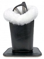 Stax футляр для очков настольный, черный