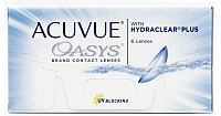 Двухнедельные линзы контактные ACUVUE OASYS 6 ЛИНЗ