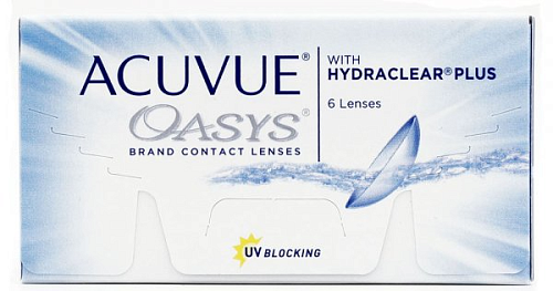 Двухнедельные линзы контактные ACUVUE OASYS 6 ЛИНЗ