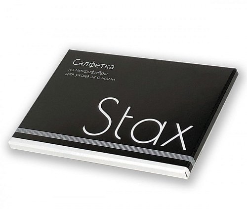 Stax салфетка для ухода за очками 1919см