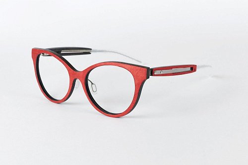 Оправа   BREVNO FACE 4 F460 красная береза, прозрачный