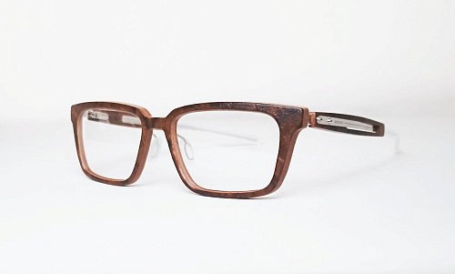 Оправа   BREVNO BEN BN20 корень ореха, прозрачный