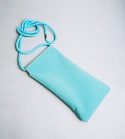 Футляры очковые (мешок со шнурком Blue)