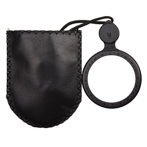 Лупа (х4/х8) (складная с подсветкой на шнурке)